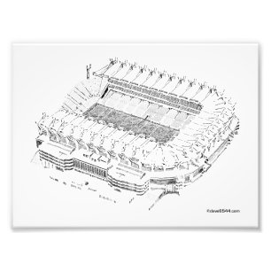 Croke Park Aerial Photo Print