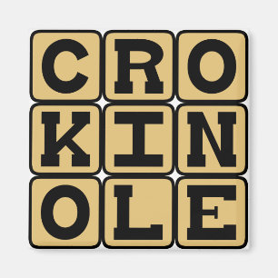 Crokinole, Board Game Magnet
