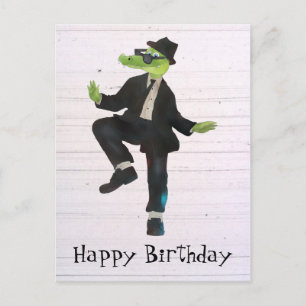 Croko Blues Brothers Postcard