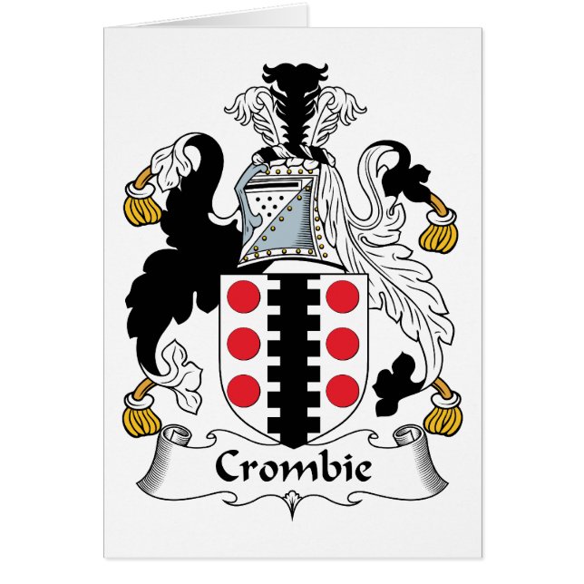 Crombie Family Crest (Front)