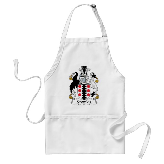Crombie Family Crest Standard Apron (Front)