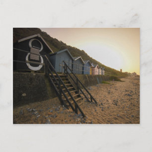 Cromer beach huts postcard