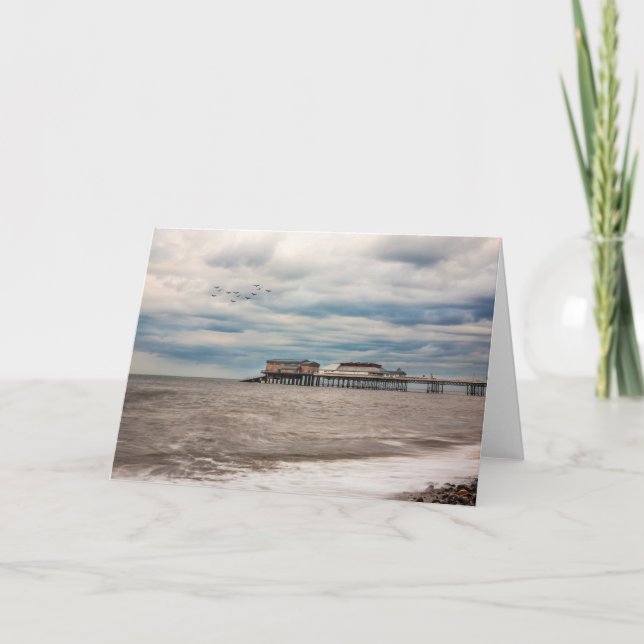 Cromer Beach, North Norfolk, England Card (Front)