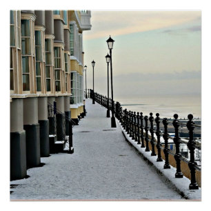 Cromer in winter.. poster