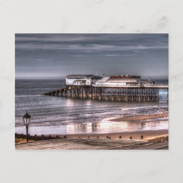 Cromer Pier and reflection Postcard (Front)