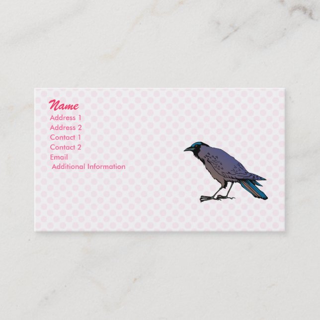 Cromulus Crow Business Card (Front)