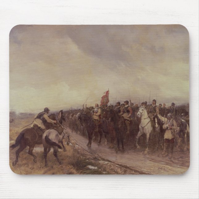 Cromwell at Dunbar, 1650 Mouse Mat (Front)