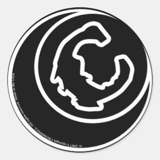 CROMWELL- "C" logo Classic Round Sticker