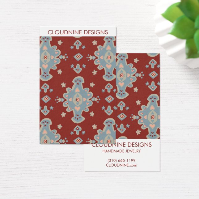 Cromwell Earring Necklace Jewelry Display Card (Desk)