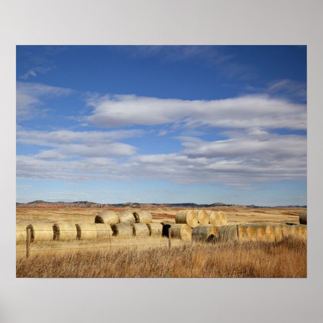 Crook County, Hay Bales Poster (Front)
