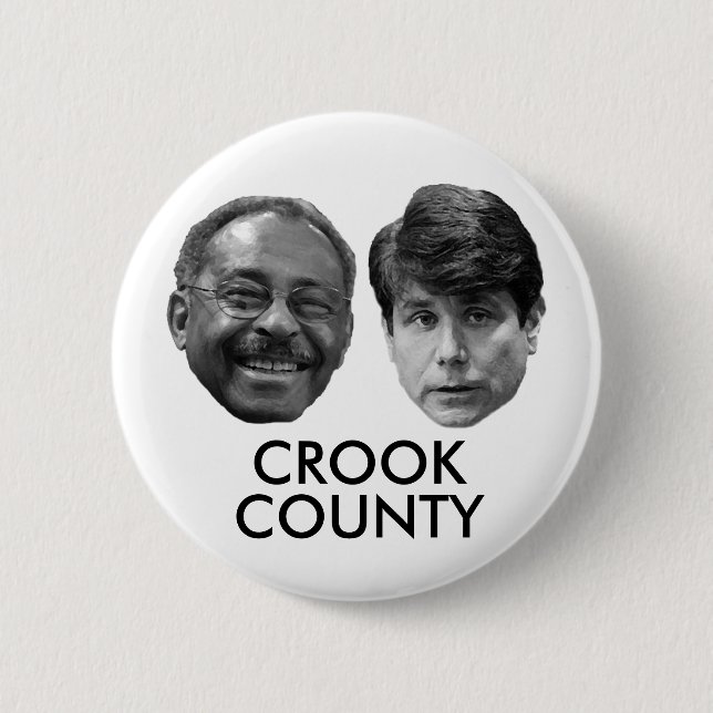 CROOK COUNTY (Part 2) 6 Cm Round Badge (Front)