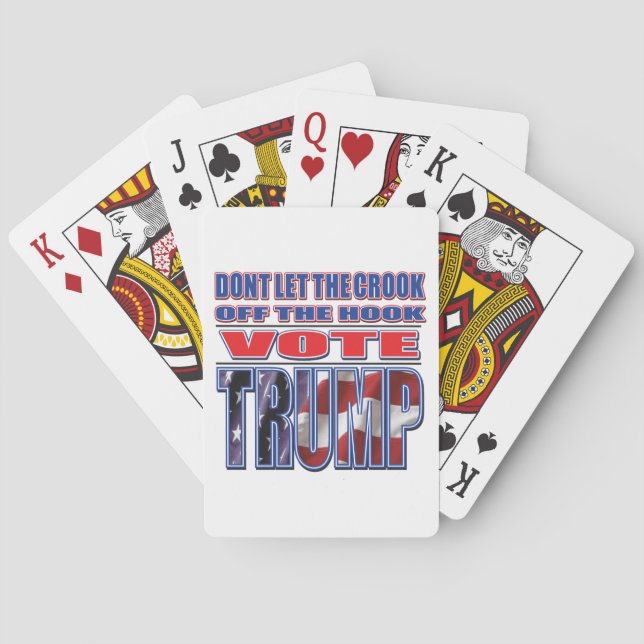 Crook-off-the-Hook Playing Cards (Back)