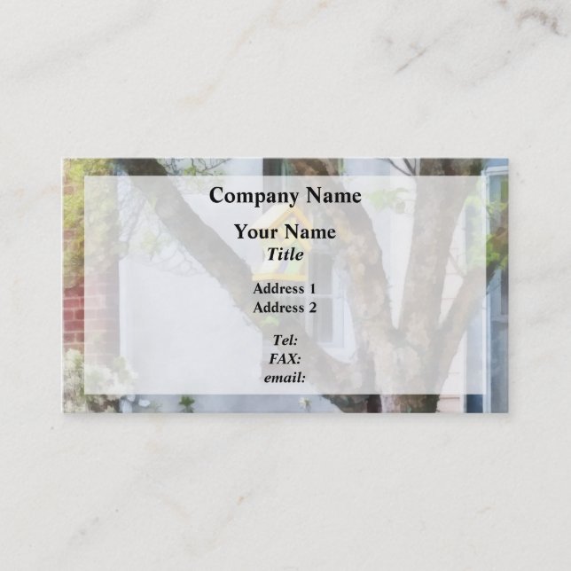 Crooked Bird House Business Card (Front)