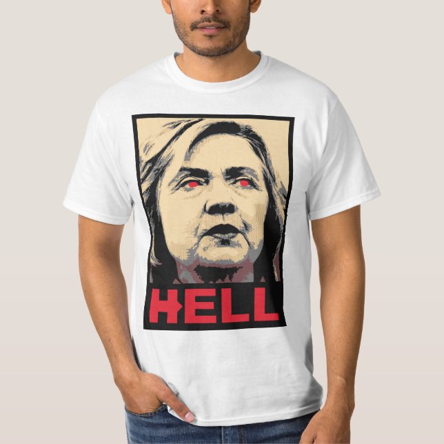 Crooked Hillary Clinton Hell – Anti-Hillary T-Shirt (Front)
