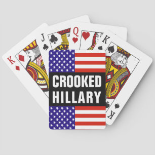 Crooked Hillary Clinton Playing Cards