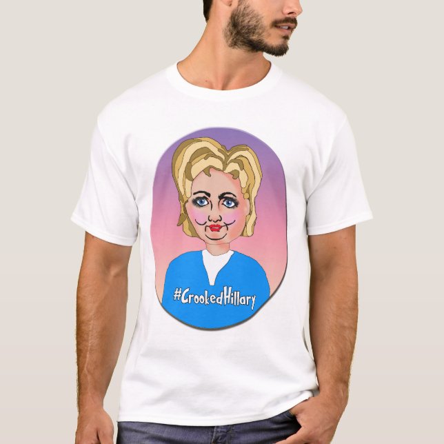 Crooked Hillary, T-shirt male (Front)