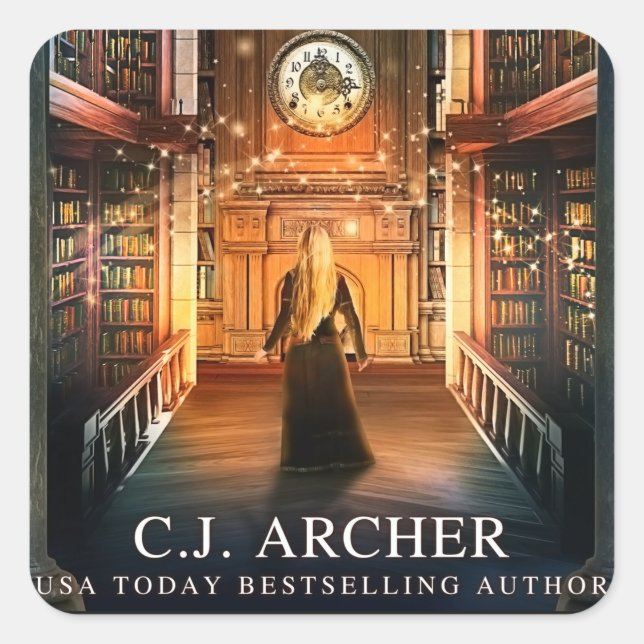 Crooked Library sticker (Front)