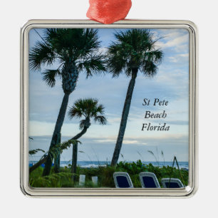 Crooked Palm Trees Metal Tree Decoration