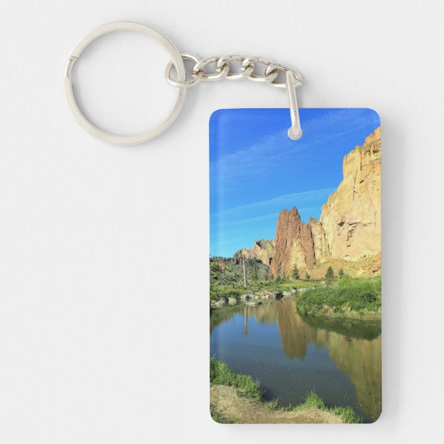 Crooked River, Oregon Key Ring (Front)
