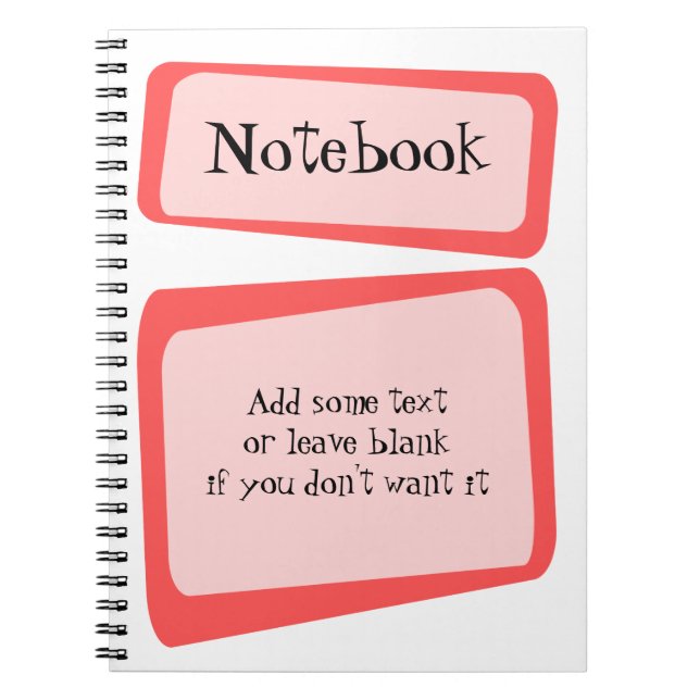 Crooked squares Notebook (Front)