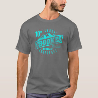 Crookes Mountain Challenge Tee in Dark Grey