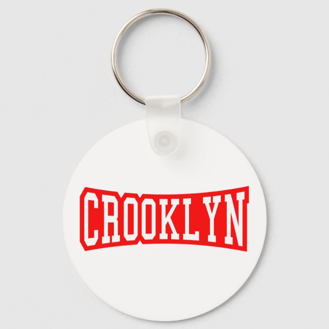 CROOKLYN, NYC KEY RING (Front)