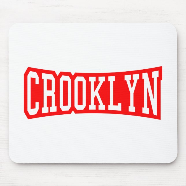 CROOKLYN, NYC MOUSE MAT (Front)
