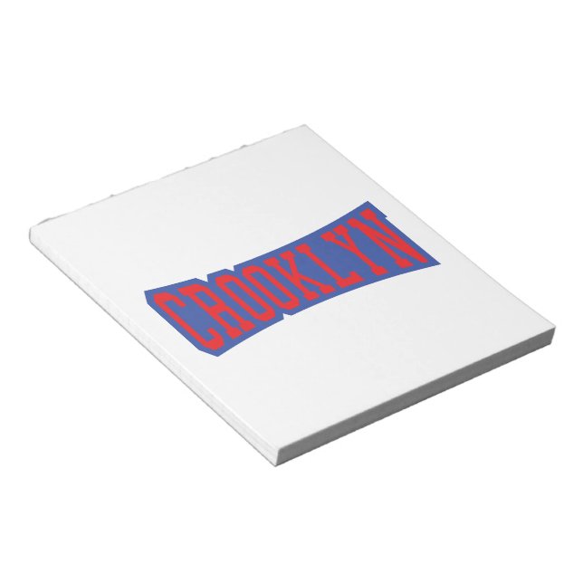 CROOKLYN, NYC NOTEPAD (Angled)