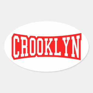 CROOKLYN, NYC OVAL STICKER