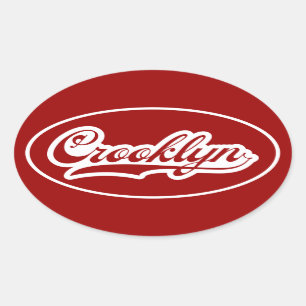 Crooklyn, NYC Oval Sticker