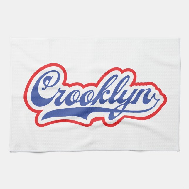 Crooklyn, NYC Tea Towel (Horizontal)