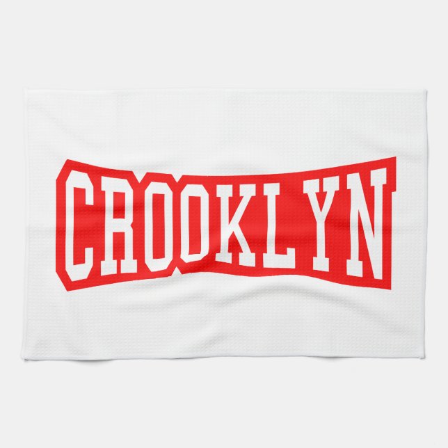 CROOKLYN, NYC TEA TOWEL (Horizontal)