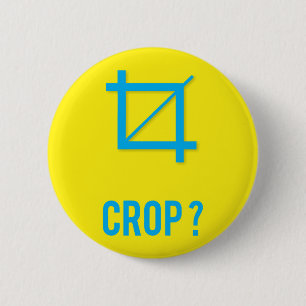 CROP ? 6 CM ROUND BADGE