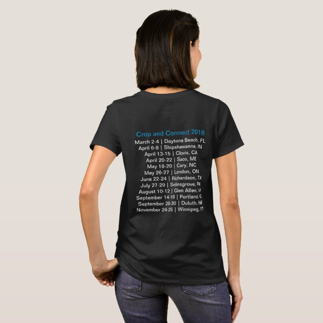 Crop and Connect 2018 T-Shirt (Back Full)