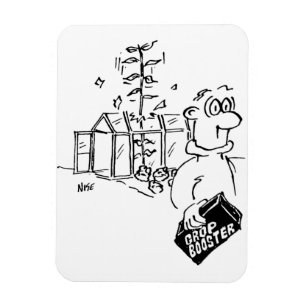 Crop boosting fertiliser immediate results. Funny Magnet