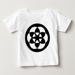 Crop Circle 01 - Black Baby T-Shirt