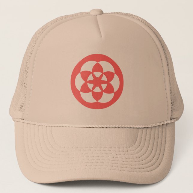 Crop Circle 01 Trucker Hat (Front)