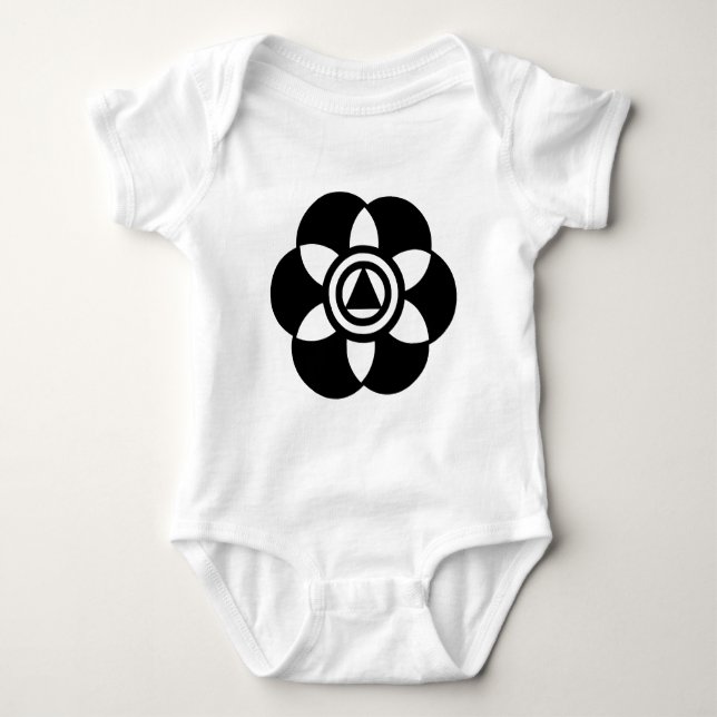 Crop Circle 02 Baby Bodysuit (Front)