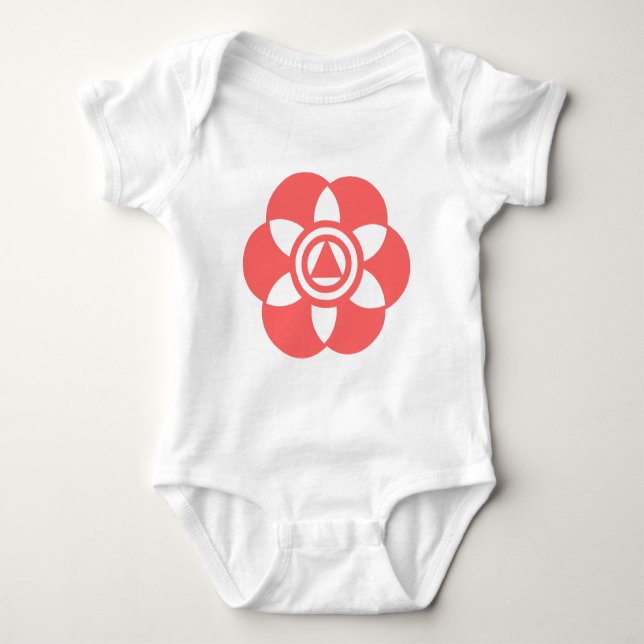 Crop Circle 02 Baby Bodysuit (Front)