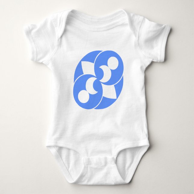 Crop Circle 03 Baby Bodysuit (Front)