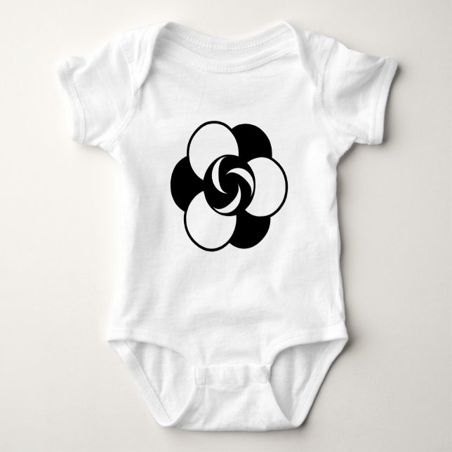 Crop Circle 04 Baby Bodysuit (Front)