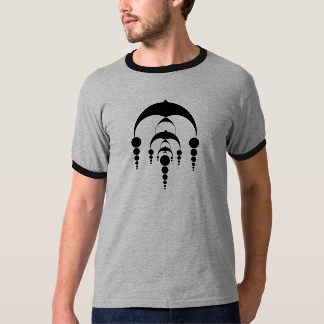 Crop circle 6 (light) T-Shirt (Front)