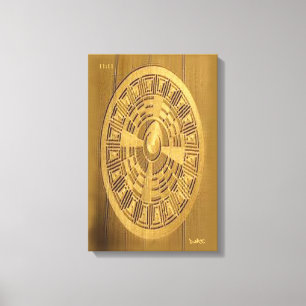 CROP CIRCLE CANVAS DMT SPIRITUAL GRAFFITI PRINT