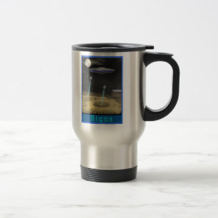 Crop circle creation travel mug