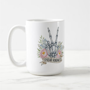Crop Circle Flower – Geometric Cosmic Art Coffee Mug
