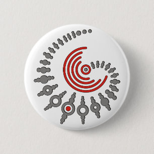 crop circle I 6 Cm Round Badge
