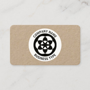 Crop Circle - kraft Business Card