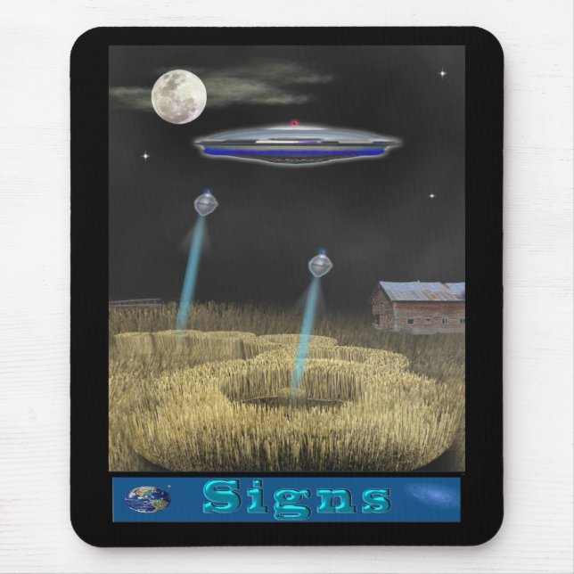 crop circle mouse Pad (Front)