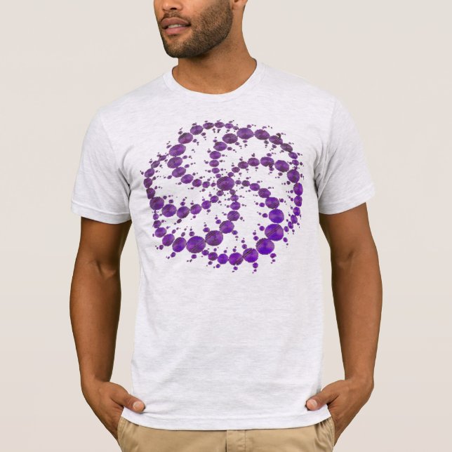 Crop Circle Purple T-Shirt (Front)
