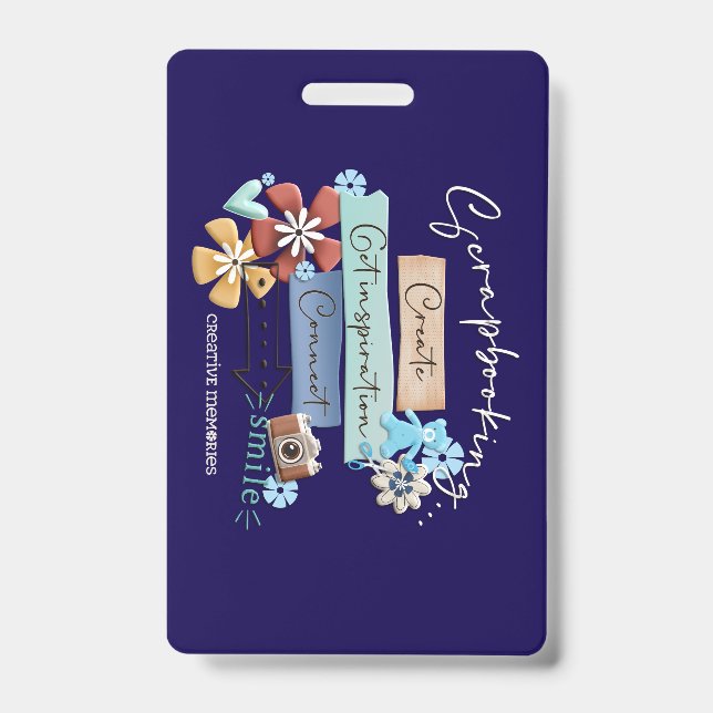 Crop & Connect Atlanta Luggage Tag Badge ID Badge (Front)